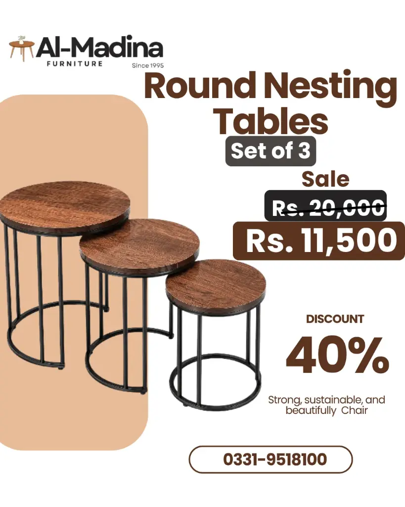 Round Nesting Tables